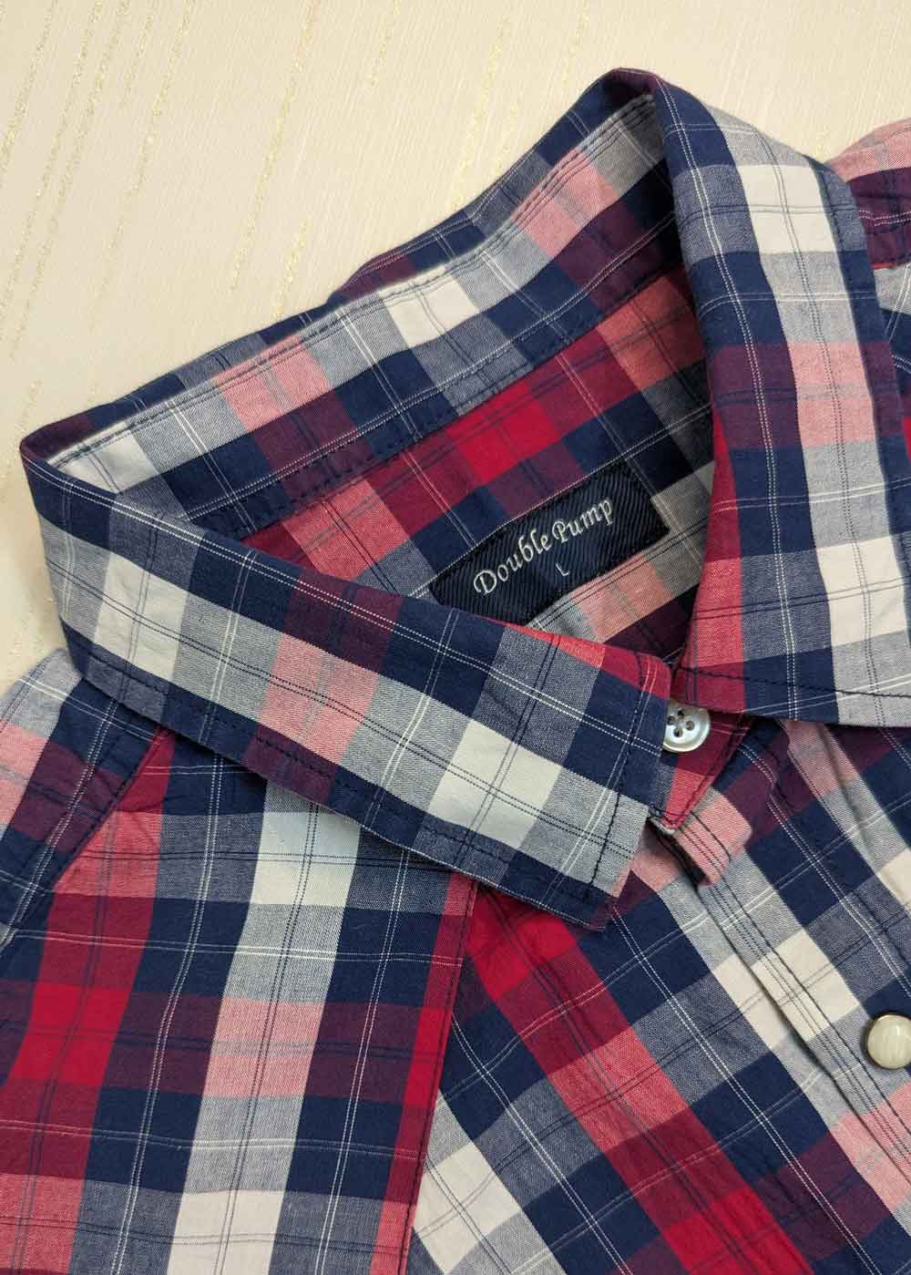 Double Pump Premium Casual Shirt – Large – Half Sleeves