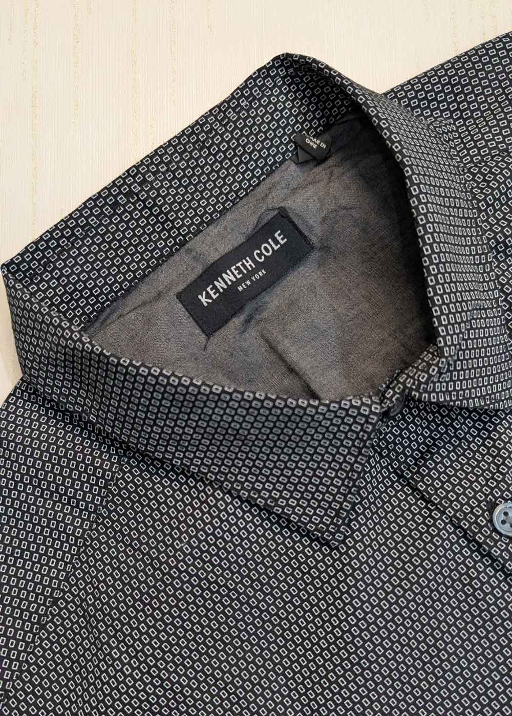 Kenneth Cole Premium Dress Shirt – Large – Full Sleeves
