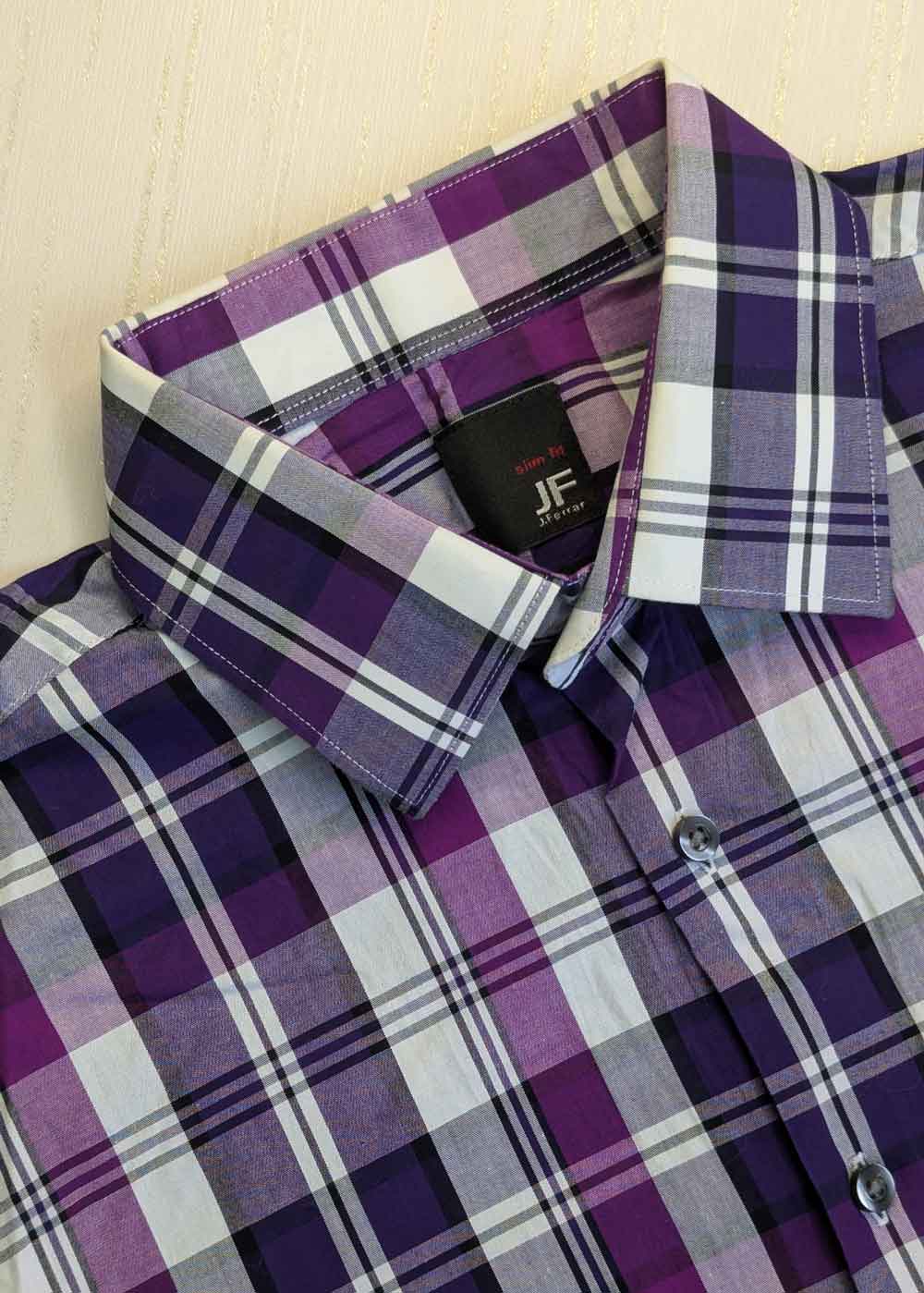 J.Ferrar Premium Casual Shirt – Medium – Full Sleeves