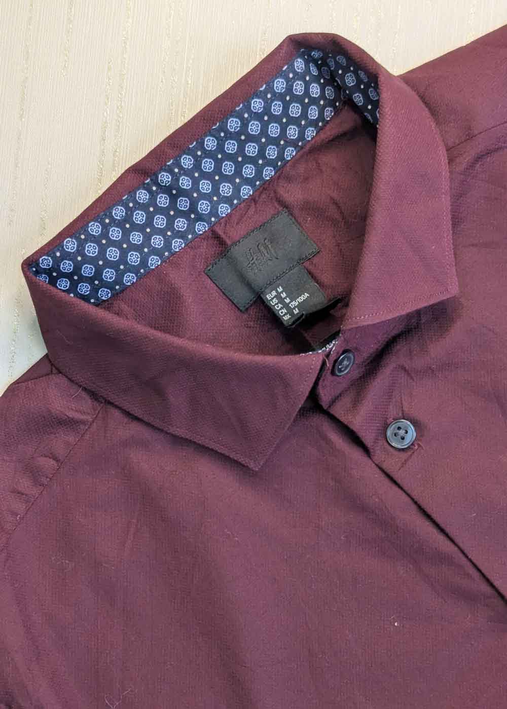 H&M Premium Formal Shirt – Medium – Full Sleeves