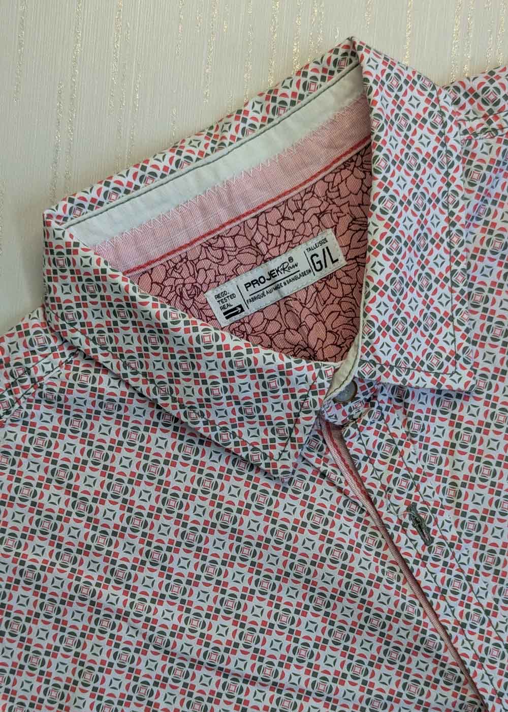 ProjekRaw Casual Shirt – Extra Large – Half Sleeves
