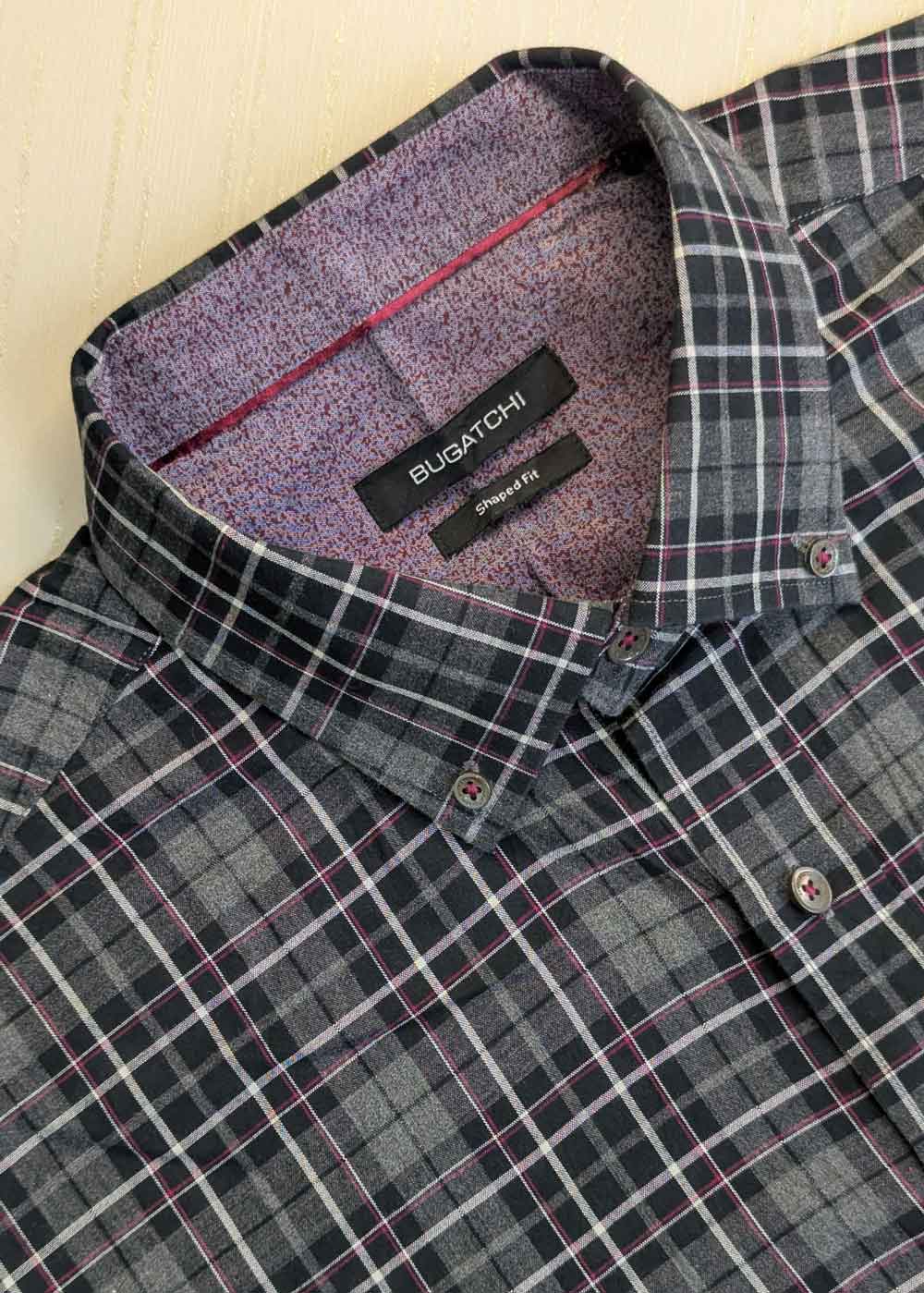 Bugatchi Premium Formal Shirt – Large – Full Sleeves