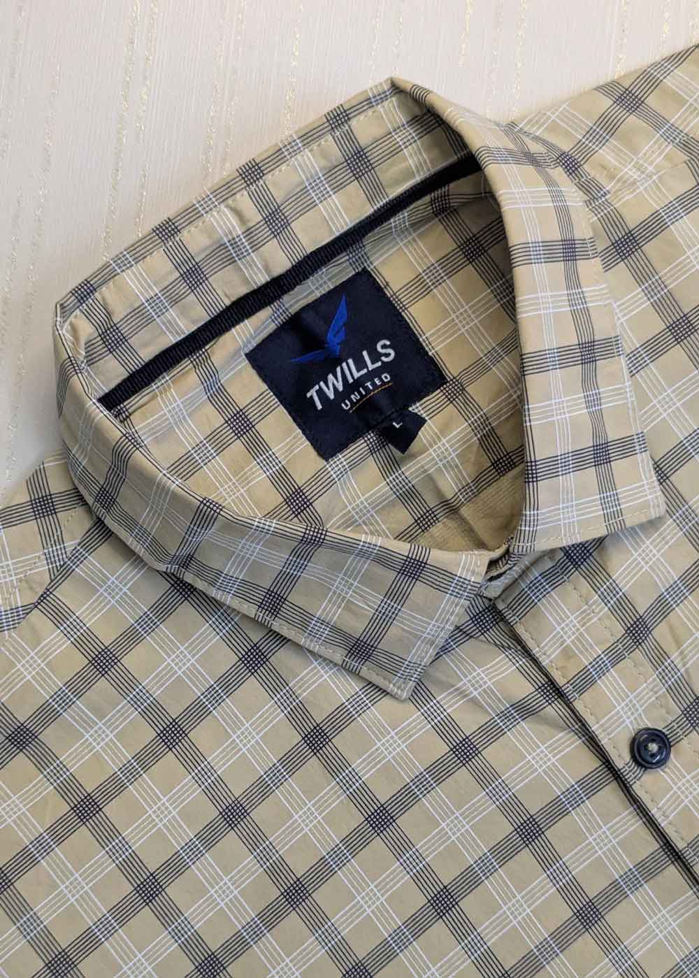 Twills Formal Shirt – Large – Full Sleeves