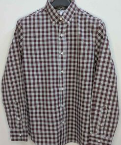 Alternative view of Old Navy Checkered Casual Shirt – Large – Full Sleeves