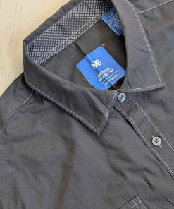 Michael Brandon Black Casual Shirt – Large – Full Sleeves