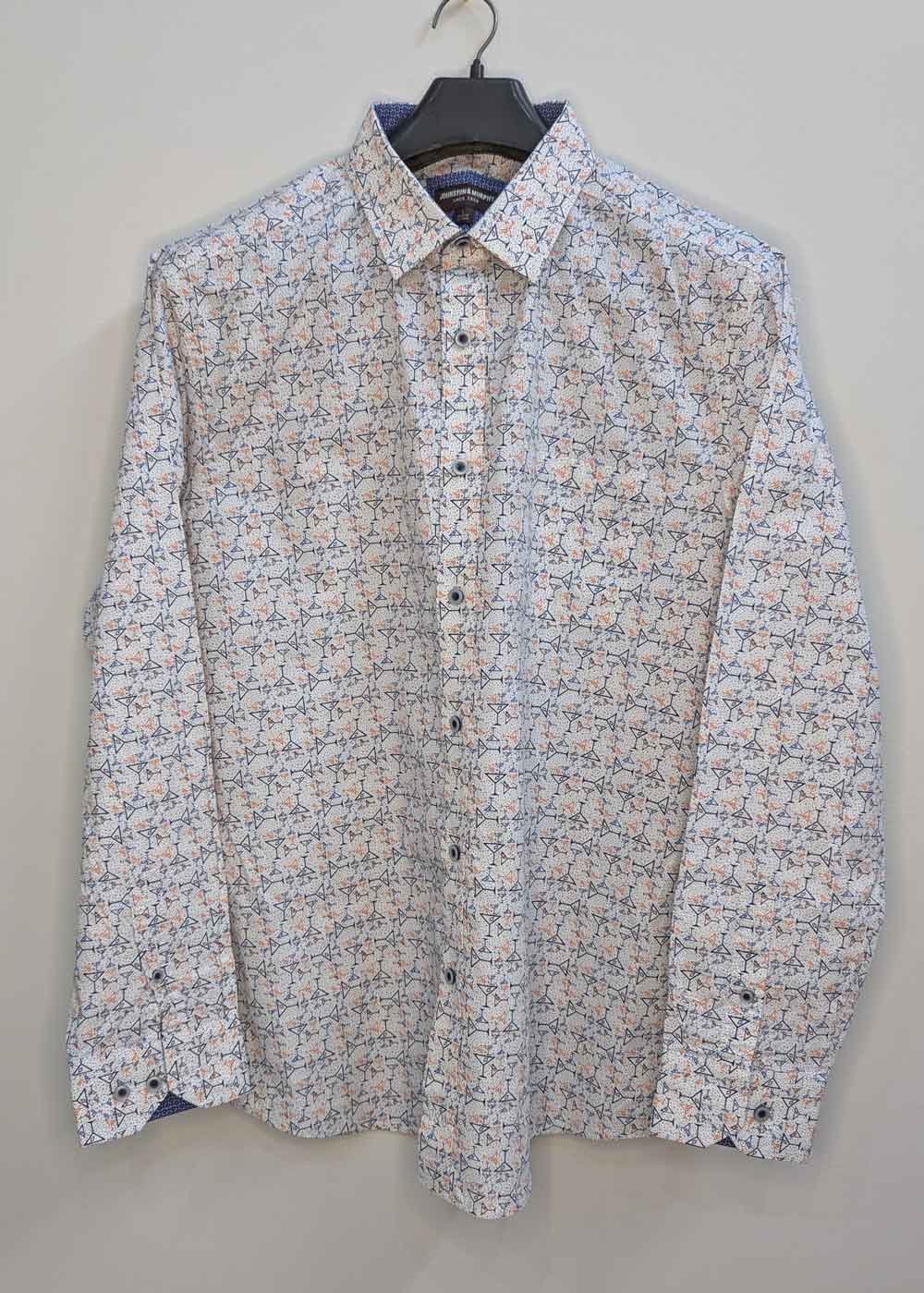 JOHNSTON & MURPHY Casual Shirt – Extra Large – Full Sleeves - Image 2