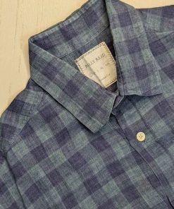 Billy Reid Casual Linen Shirt – Medium – Half Sleeves