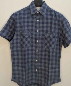 Alternative view of Billy Reid Casual Linen Shirt – Medium – Half Sleeves