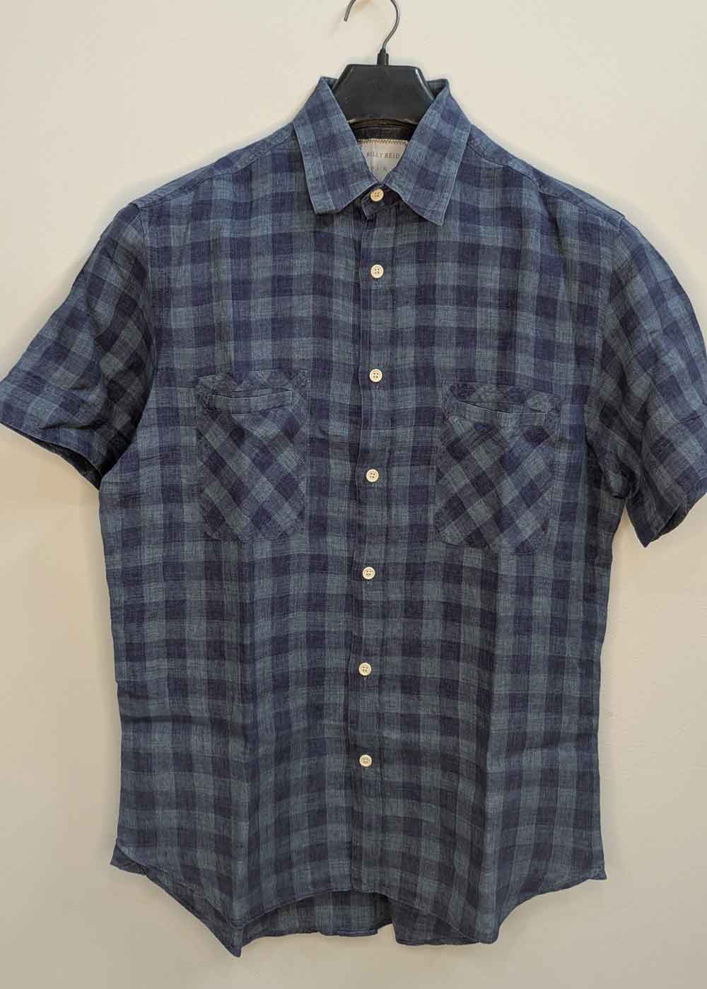 Billy Reid Casual Linen Shirt – Medium – Half Sleeves - Image 2