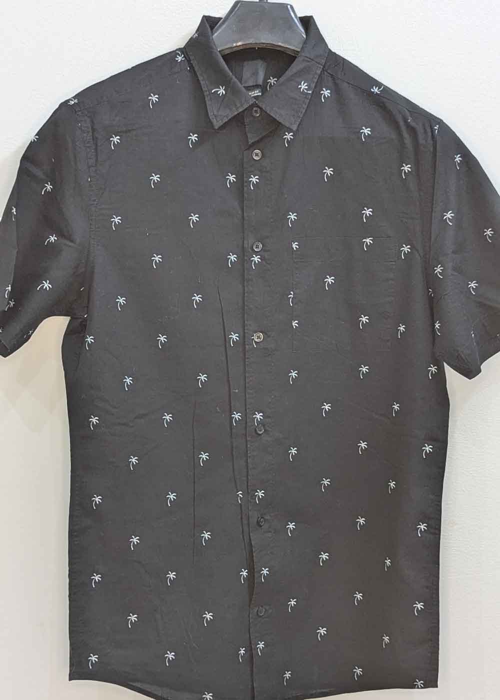 H&M Casual Black Shirt – Small – Half Sleeves - Image 2