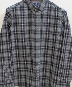 Alternative view of George Checkered Casual Shirt – Large – Full Sleeves